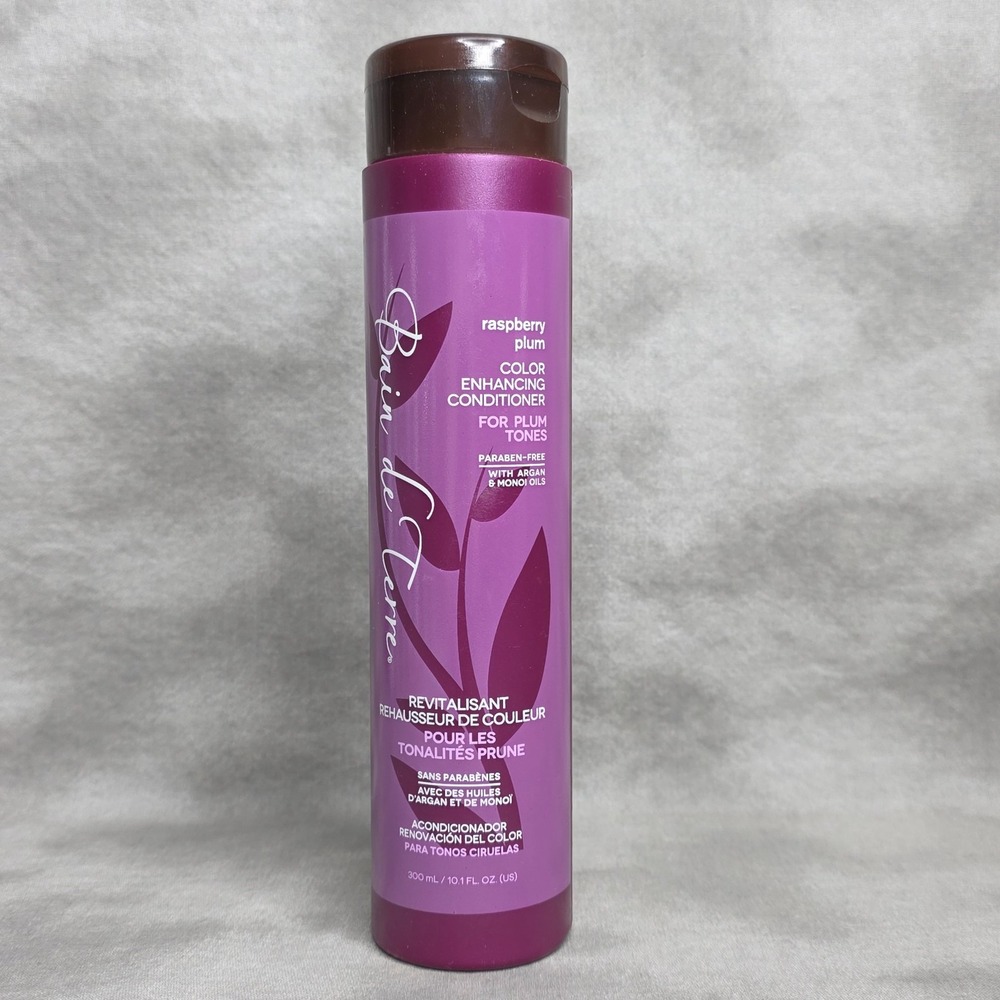 Bain De Terre Raspberry Plum Color Enhancing Conditioner for Plum Tones 10.1 oz